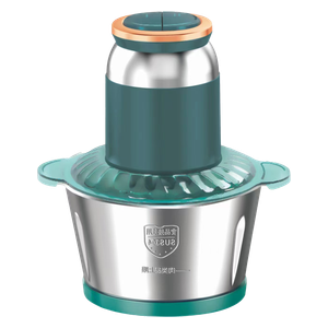  Regency R-3232 Multi-Purpose Electric Food Processor - 3L - 800W - Double Stainless Steel Blades - Durable and Easy-to-Clean Design - Silver 