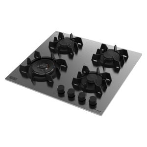  ريجنسي طباخ غازي داخلي - 60 سم - 4 مشاعل - رمادي 