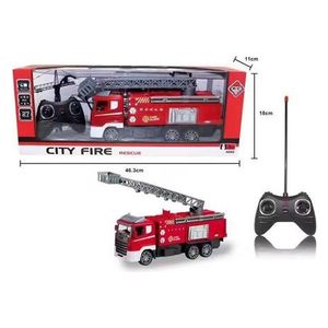  سيارة إطفاء تعمل بالتحكم عن بعد للاطفال - احمر 