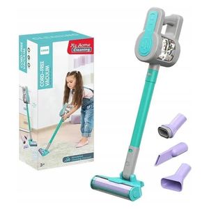  مكنسة كهربائية عمودية للأطفال - اخضر 