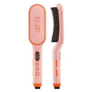  انزو فرشاة تنعيم الشعر الاحترافية - EN-4102 - برتقالي 