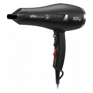  براون ساتين هير 5 مجفف الشعر - اسود 