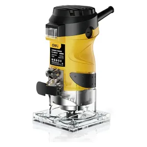  Deli Tools DL-XB06-E1 - Electric Laminate Trimmer - 550W - Yellow 