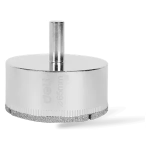  Deli Tools DH-BKK650-E1 - Diamond Cup Saw for Ceramics and Stone - 65mm - Silver 