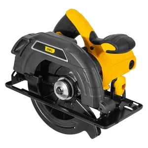  Deli Tools DL-YJ185-E1 - Electric Circular Saw - 185mm Blade, 1300W - Yellow 
