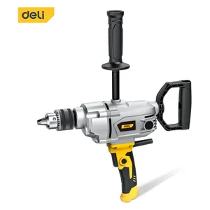  Deli Tools DL-DZ16-E1 - Electric Drill and Mixer, 1200W, 16mm Chuck - Yellow 