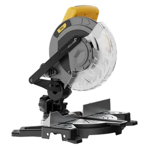 Deli Tools DC573 - Electric Miter Saw - 210mm - 1400W - Yellow 