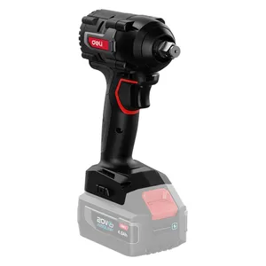  Deli Tools DE-BS20-1 - Cordless Brushless Impact Wrench - 350Nm - Black 
