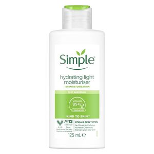  Simple Facial cream Hydrating Light Moisturizer 125ml 
