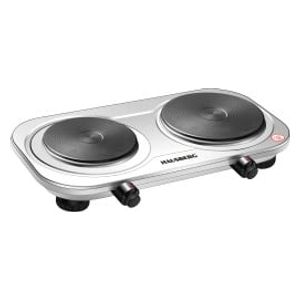  HAUSBERG HB-545IN - Electric Cooker - 2 Burner - 2500W - Silver 