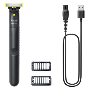  Philips QP1424/10 - OneBlade - Face Dual-Sided Blade Electric Beard Trimmer & Shaver - Green 