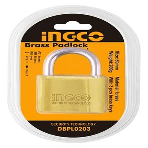  Ingco Brass Padlock - 20mm - Gold 