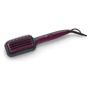  Philips BHH730/03 - Air Styler Heated Paddle Brush - Maroon 