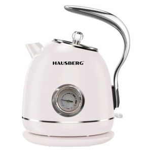  HAUSBERG HB-3627AB - Retro Electric Kettle - 1800W - White 