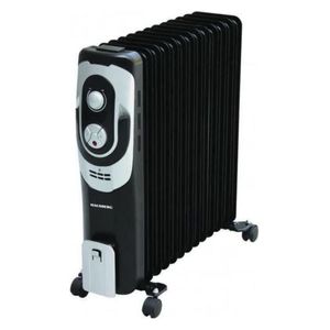 Hausberg HB-8930NG - Oil-filled Radiator - 2500 W - Black 