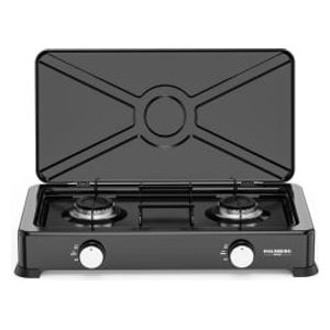  HAUSBERG HB-H402NG - Gas countertop cooker - 2 Burners - Black 