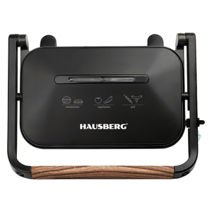  Hausberg HB-632 - Electric Sandwich Maker and Grill - 1100–1300 W - Black 