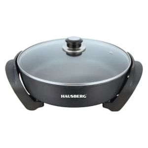  مقلاة كهربائية دائرية غير اللاصقة هاوسبيرغ - 30 سم - HB-1303NG - أسود 