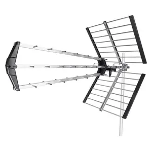  هوائي تلفزيون خارجي من سينكور - SDA 640 - قوي 42 عنصر مع فلتر LTE - مدى استقبال حتى 120 كم - دعم القنوات الرقمية HD 