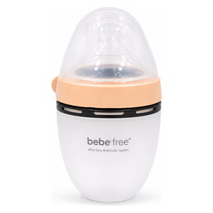  Bebe Free Silicone Baby Bottle - 150 ml - Pink 