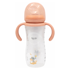  Bebe Mila Plastic Baby Bottle - 260 ml - Pink 