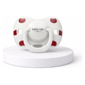  Bebe Mila Orthodontic Silicone Pacifier - 12+ Months - Gray 