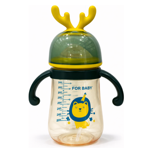  Bebe Mila Plastic Baby Bottle - 300 ml - Green 