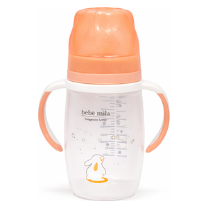  Bebe Mila Plastic Baby Bottle - 300 ml - Pink 