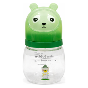  Bebe Mila Glass Baby Bottle - 120 ml - Green 