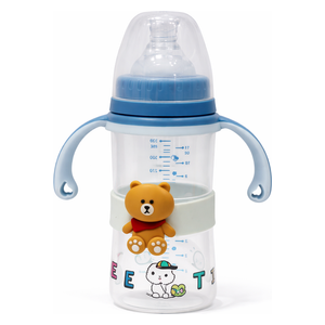  Bebe Mila Plastic Baby Bottle - 310 ml - Blue 