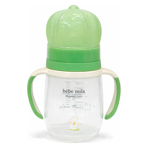 Babe Mila Plastic Baby Bottle - 180 ml - Green 