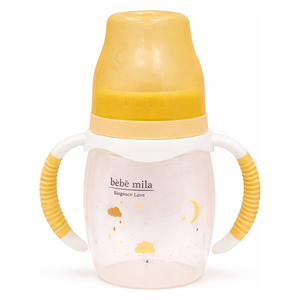  Bebe Mila Plastic Baby Bottle - 180 ml - Yellow 