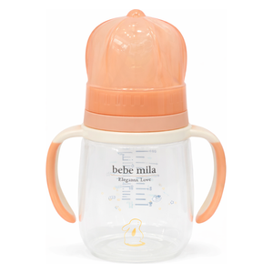 Babe Mila Plastic Baby Bottle - 180 ml - Pink 