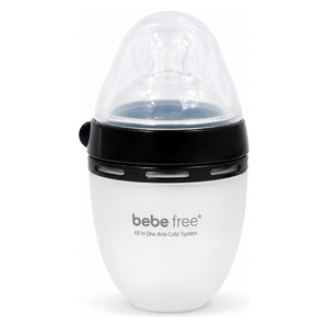  Bebe Free Silicone Baby Bottle - 150 ml - Black 