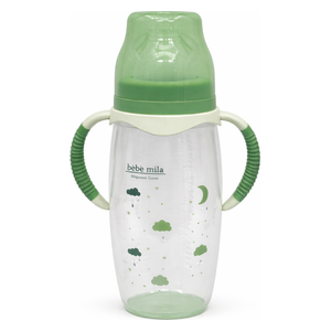  Bebe Mila Plastic Baby Bottle - 360 ml - Green 