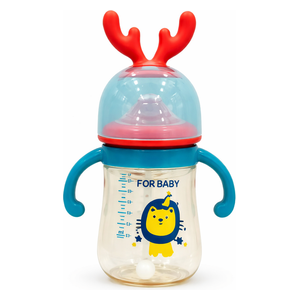  Bebe Mila Plastic Baby Bottle - 300 ml - Blue 