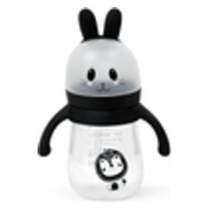  بيبي ميلا رضّاعة بلاستيك بتصميم ارنب - 240 مل - BB-182 - اسود 