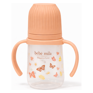  Bebe Mila Plastic Baby Bottle - 270 ml - Pink 