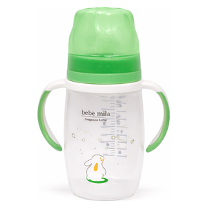  Bebe Mila Plastic Baby Bottle - 300 ml - Green 