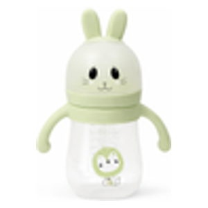  بيبي ميلا رضّاعة بلاستيك بتصميم ارنب - 240 مل - BB-182 - أخضر 