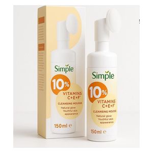  Simple Cleansing Mousse 10% Vitamins C+E+F, 150ml 