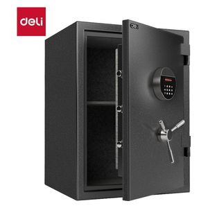  خزنة ديلي المقاومة للحريق بنظام لوحة أرقام رقمية - 60×45×40 سم - اسود 