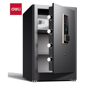  خزنة ديلي ببصمة الإصبع ورقمية - T596 - بحجم 60×38×36 سم - اسود 