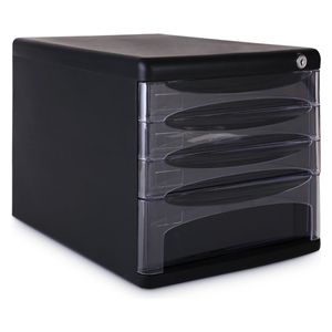  Deli 9794 File Cabinet 4-Drawer - Black 