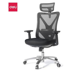  Deli KF230 - Modern Ergonomic Office Chair with Adjustable Height - Backrest & Armrests - Supports up to 150kg 
