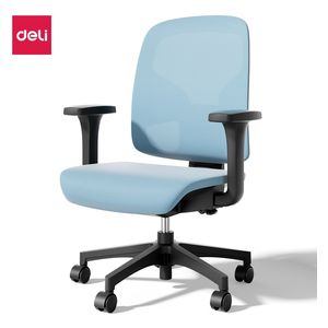  Deli 91107 - Office Chair - Comfortable for Long Use with Adjustable Height and Supportive Backrest 