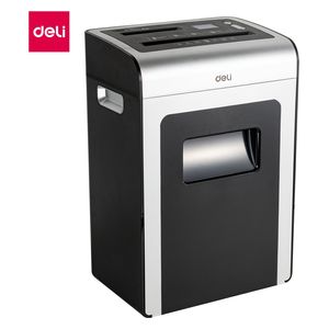 Deli - Paper Shredder - 31L - Continuous Shredding 10 Minutes - Black 