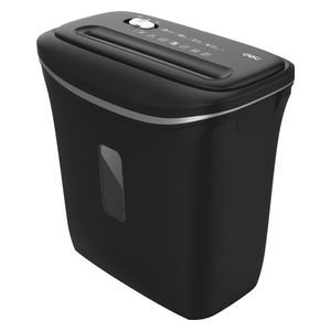  Deli - Paper Shredder - 12 L - Continuous Shredding 2 Minutes - Black 