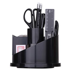  Deli Rotary Desk Organizer 38251A - Black - 38251A 