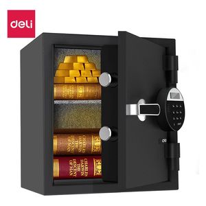  خزنة ديلي بمفتاح ورمز رقمي - T581 - مقاومة للحريق - بحجم 42 × 38 × 30 سم - اسود 